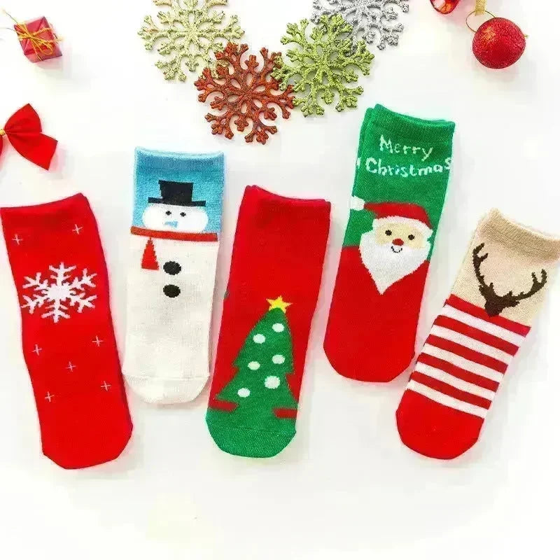 Children's Fashion Simple Mid-calf Christmas Stockings - EX-STOCK CANADA