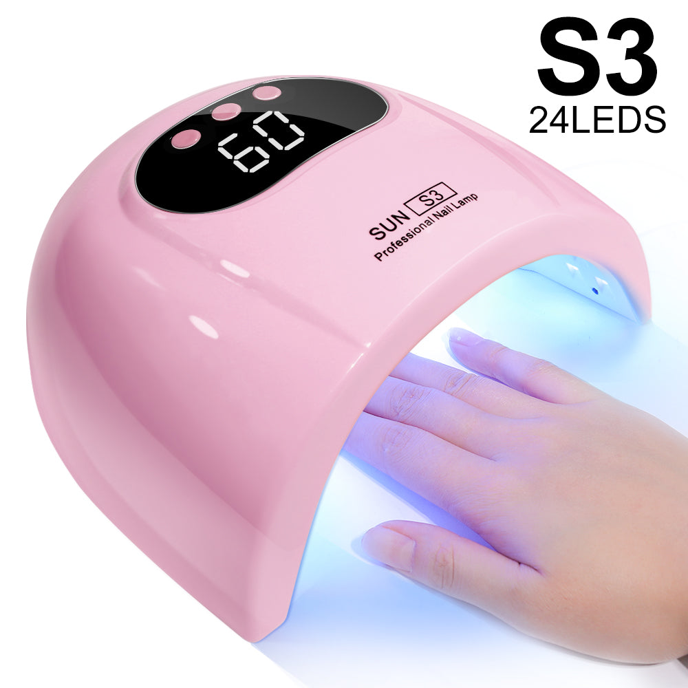 UV Nail Lamp, UV Light For Gel Nails LED Nail Dryer With 3 Timer, Smart Sensor, LCD Display Fast Curing Gel Nail Polish Nail Art Tools Manicure Accessories EX-STOCK Canada 