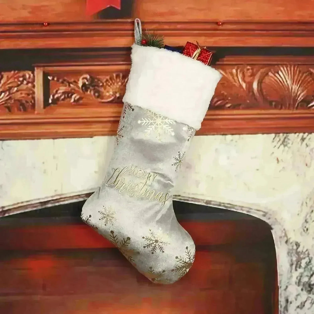 Christmas Decorative Stockings Embroidery Candy - EX-STOCK CANADA