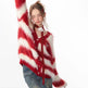 Lady in Red Winter Christmas Plush Cardigan - EX-STOCK Canada