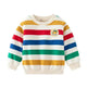 Unisex Colorful Striped Long-sleeved Sweater for Kids Pullover for Kids - EX-STOCK Canada