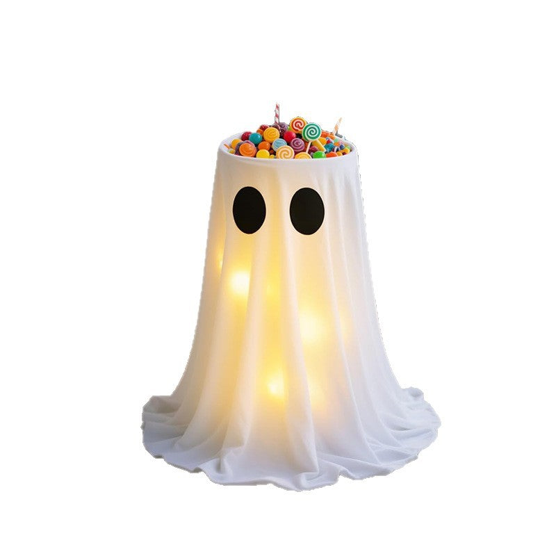 Halloween ghost candy bowl stand adjustable 55–100 cm – product view 5