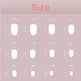 24 PCS Faceless Men Nail Art, Length Long Water Pipe Fake Nails, Had Nail Tips False Nail EX-STOCK Canada 