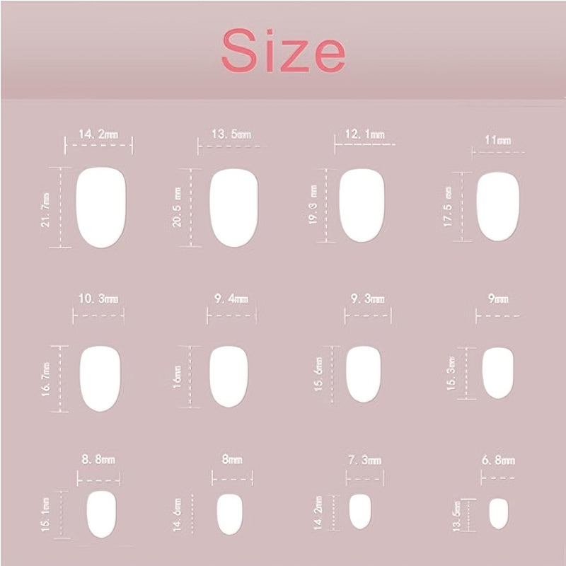 24 PCS Faceless Men Nail Art, Length Long Water Pipe Fake Nails, Had Nail Tips False Nail EX-STOCK Canada 