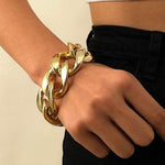 Ingemark Boho Punk CCB Chunky Chain Bracelet Bangle Women Men Armband Steampunk High Quality Brand Twisted Bracelet Jewelry Gift - EX-STOCK Canada