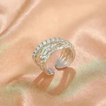 Niche Opening Adjustable Non-fading Cross Ring - EX-STOCK CANADA