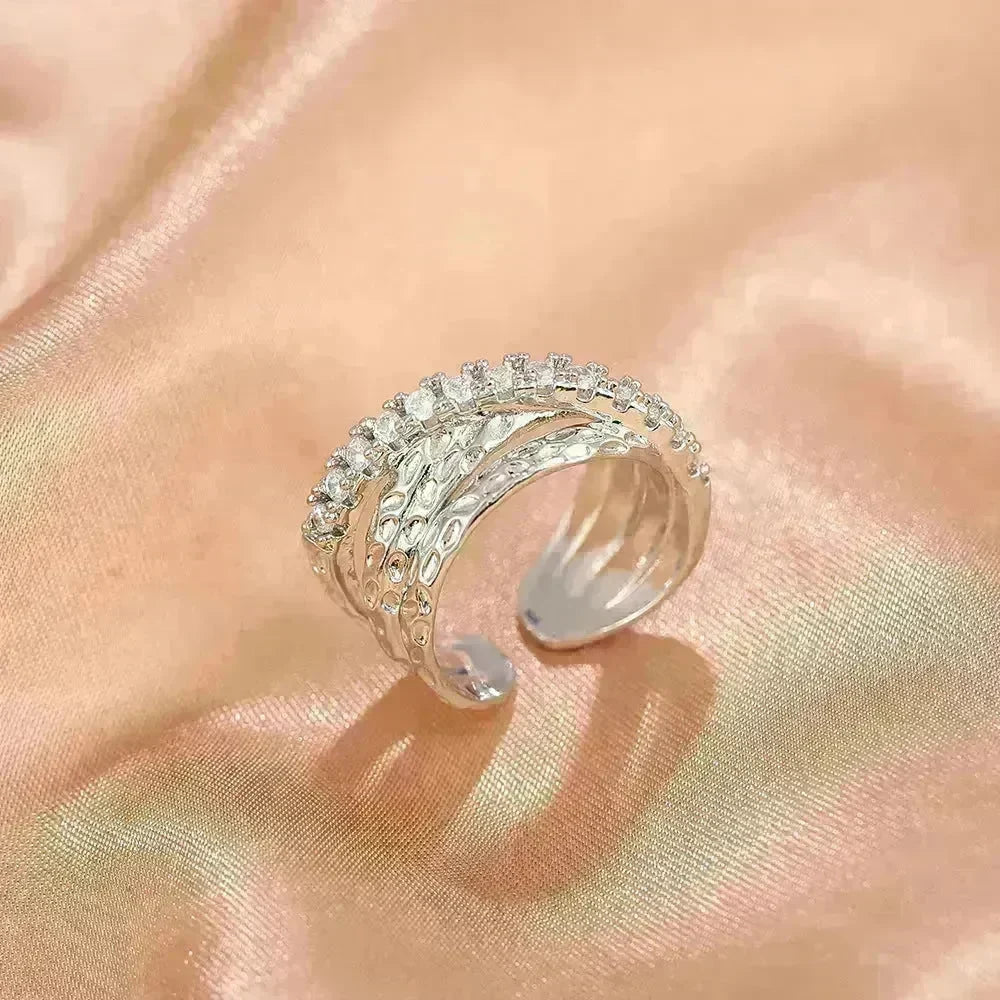 Niche Opening Adjustable Non-fading Cross Ring - EX-STOCK CANADA