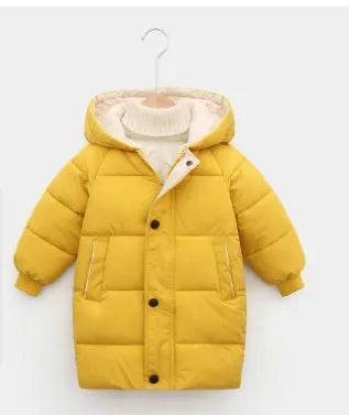 Children Winter Puffer Hoodie Windproof Jacket kids - EX-STOCK Canada