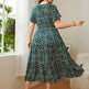 Summer Plus Size Women Floral Printed Midi Dresses - EX-STOCK Canada