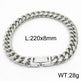 Cuban Link Chain Trimming Chain Jewelry Buckle Titanium Steel Bracelet - EX-STOCK Canada