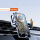 Transparent Car Phone Holder with Smart Sensing & 15W Wireless Charging