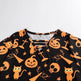 Digital Printing Halloween Round Neck Long Sleeve Plus Size T-shirt - EX-STOCK Canada