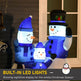 1.2M Tall Large LED Lighted Christmas Inflatable Snowmen Family Outdoor Indoor Holiday Decorations EX-STOCK Canada 