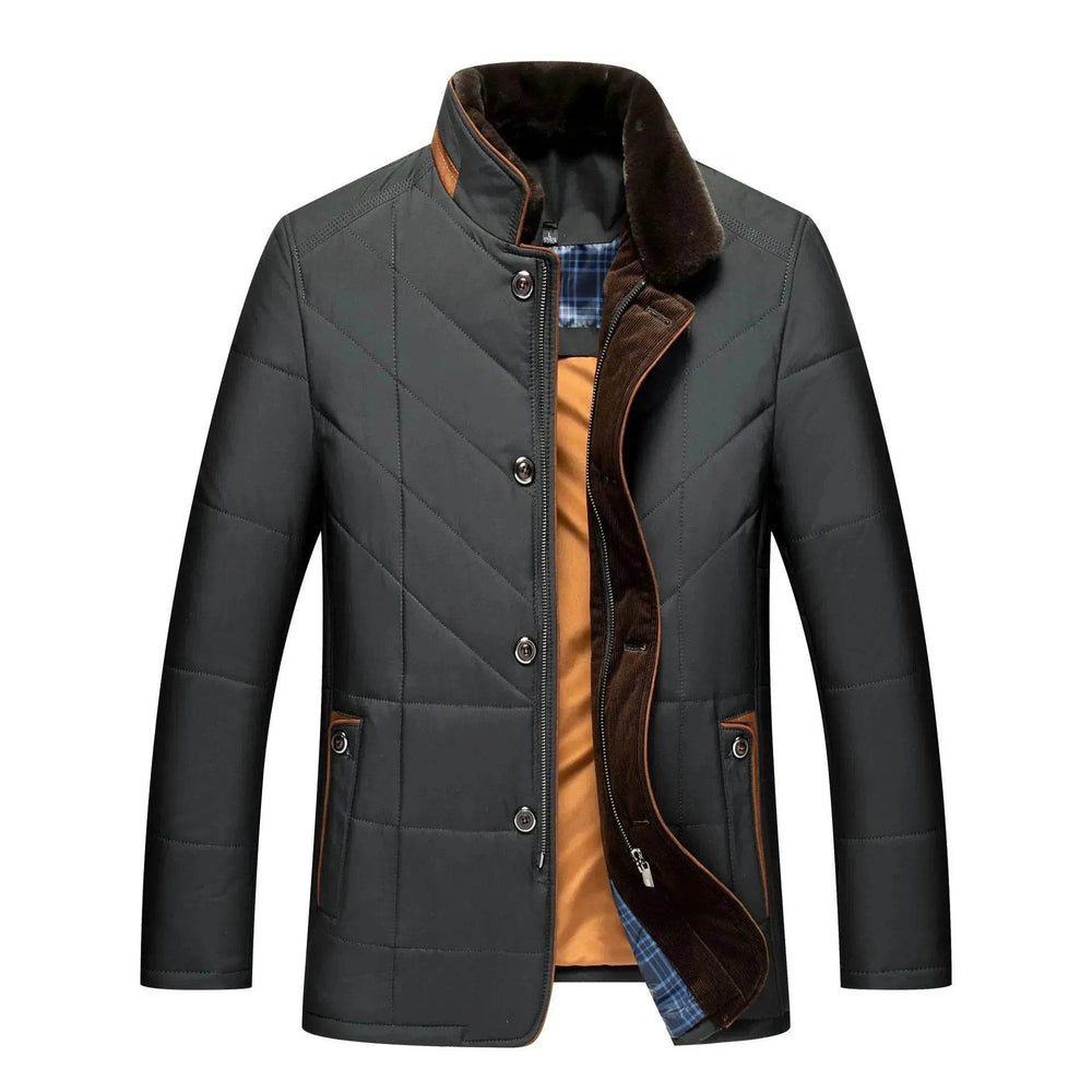 Thick warm Quilted Padded Cotton Winter Jacket for Men - EX-STOCK Canada