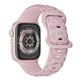 Embossed Rose Silicone Watch Strap - EX-STOCK Canada