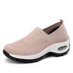 Mesh Sports Shoes Breathable Slip On Air Cushion Sneakers Casual Thick Bottom Heightened Shoes for Women - EX-STOCK Canada