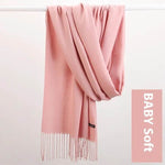 Pure Color Warm Keeping Scarf All-match Cashmere Shawl - EX-STOCK Canada