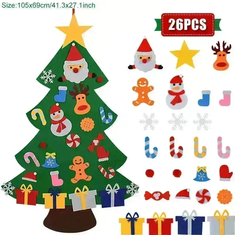 DIY Felt Christmas Tree Ornaments For Kids - EX-STOCK CANADA