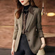 Fashion Personality Woolen Business Formal Blazer jacket Women - EX-STOCK Canada