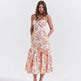 Spring And Summer Comely Pastoral Style Sling Floral A Swing Cake Dress - EX-STOCK Canada