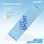 Cold Feeling Towel Outdoor Sports Sweat-absorbent Breathable Towel EX-STOCK Canada 
