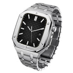 Premium Watch Strap & Protective Case – Modified Steel Strap Watch Accessory Kit