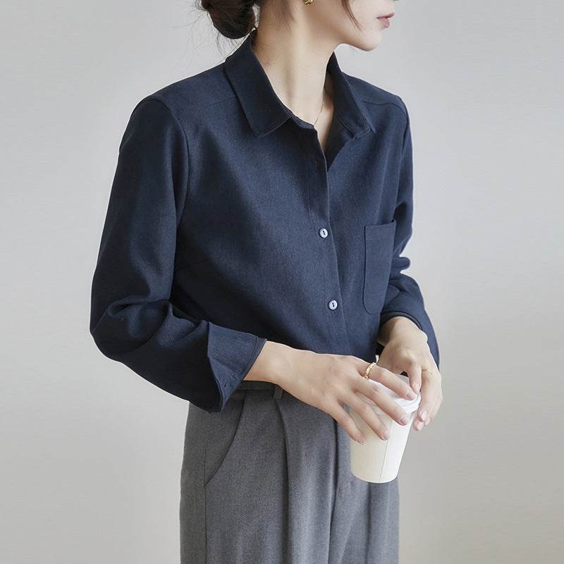 New Autumn And Winter Bandage Dress Shirt For Women - EX-STOCK Canada