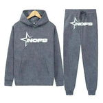 2 pcs Gothic Punk Rock Streetwear Hoodie Outfit set Unisex - EX-STOCK CANADA