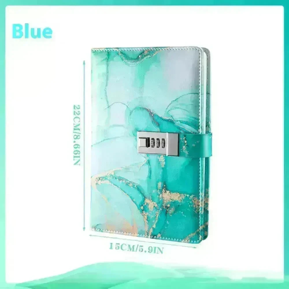 A5 Password-protected Noteboy Diary With Lock Creative Trend Journal Book Student Smart  Notepad Stationery Leather Notebook - EX-STOCK CANADA