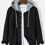 Men's Autumn And Button down Waffle Hoodie Cardigan - EX-STOCK Canada