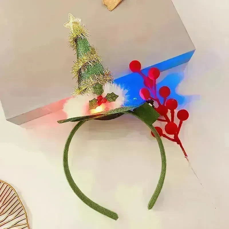 Christmas With Light Headband Snowflake Women's - EX-STOCK CANADA