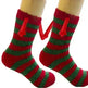 Soft Carton Christmas-themed Fleece Winter Home socks for Women - EX-STOCK CANADA