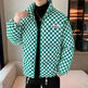 New Fall Winter Checkered Cotton padded Down Puffer Jacket men - EX-STOCK CANADA