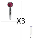 Shower Head Water Saving Flow 360 Degrees Rotating With Small Fan ABS Rain High Pressure Spray Nozzle Bathroom Accessories EX-STOCK Canada 