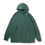 Unisex Teen Waxed Washed Distressed Hoodie Sweatshirt Pullover top - EX-STOCK CANADA