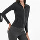Fashion Slim fit Zipper High neck Denim Jacket for women - EX-STOCK CANADA