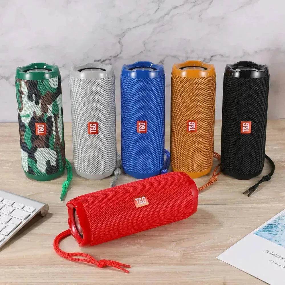 Fabric Portable Creative With Card Holder Wireless Bluetooth Speaker - EX-STOCK Canada