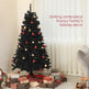6ft Artificial Christmas Trees With Auto Open And Steel Base, Black EX-STOCK Canada 
