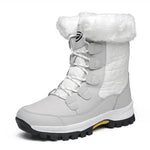Winter Waterproof Snow Boots Women's Mid-calf Front Zipper - EX-STOCK Canada