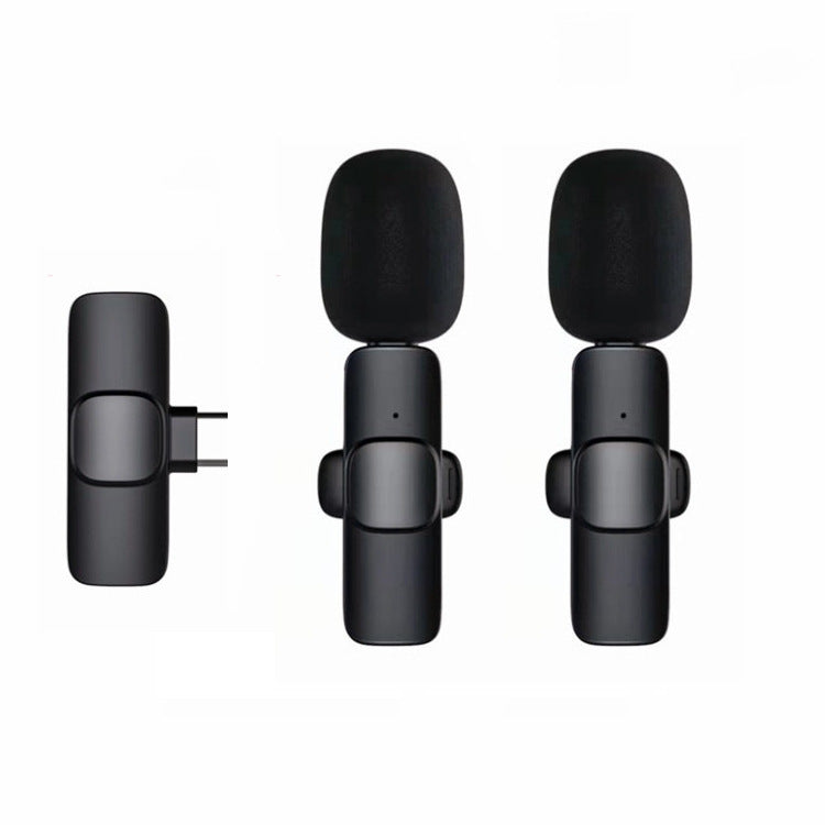 Short Video Shooting Mobile Phone Live Broadcast Wireless Lavalier Microphone EX-STOCK Canada 