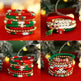 Christmas Polymer Clay Color Bracelet set  Xmas gift idea - EX-STOCK CANADA