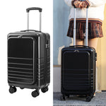 Large Capacity Suitcase Front  Lid Pull Rod Case | EX-STOCK Canada 