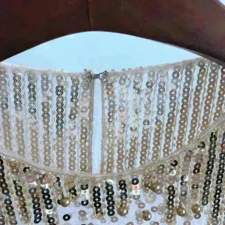 Fashion Bottoming Shirt Sequined Top For Women - EX-STOCK CANADA