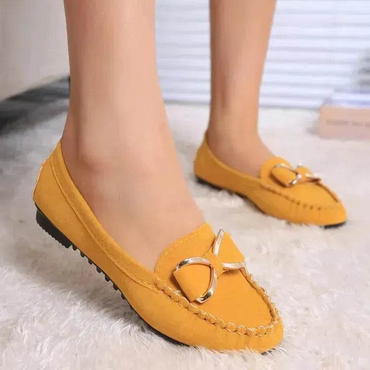 Fashion Bowknot Flats Shoes Women Casual Solid Loafers Cozy Shoes - EX-STOCK Canada