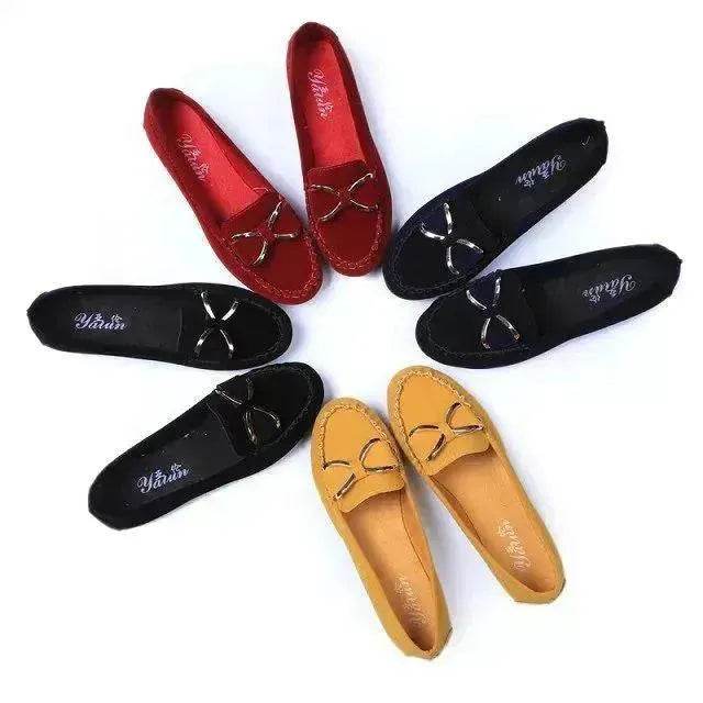Fashion Bowknot Flats Shoes Women Casual Solid Loafers Cozy Shoes - EX-STOCK Canada