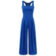 Fashion Casual Knitted Sling Wide-leg Jumpsuit - EX-STOCK CANADA
