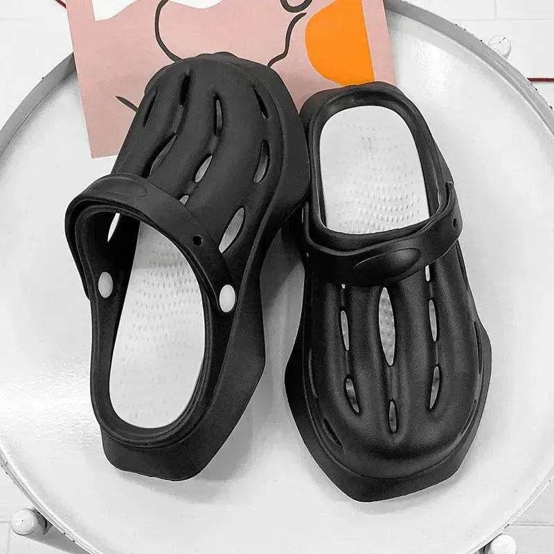 Fashion Clogs Shoes Summer Ankle-wrap Slippers Garden Beach Shoes - EX-STOCK Canada