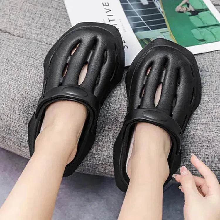Fashion Clogs Shoes Summer Ankle-wrap Slippers Garden Beach Shoes - EX-STOCK Canada