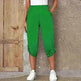 Fashion Cropped Trousers With An Elasticated Waist Women - EX-STOCK CANADA