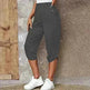 Fashion Cropped Trousers With An Elasticated Waist Women - EX-STOCK CANADA